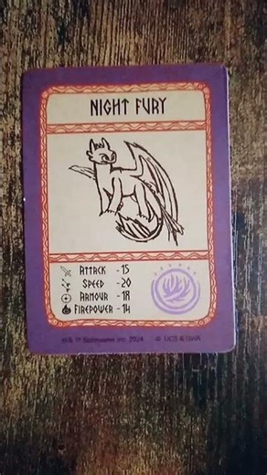 How To Train Your Dragon Night Fury🔥🖤🔥