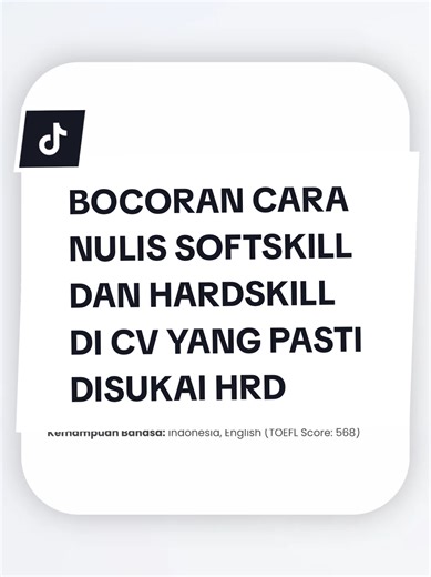 Cara Menulis Hard Skill dan Soft Skill di CV yang Sukses