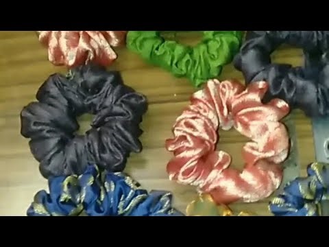 Diy Hand Sewn Scrunchy Tutorial | How To Make A scrunchie