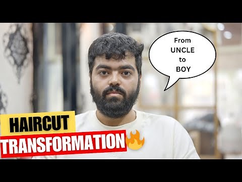 From Uncle to Stylish: Epic Haircut Transformation for an Indian Boy!" 😎✂️