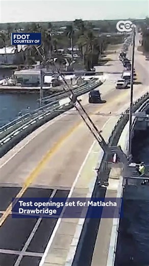 When the testing period is done, bridge openings will take place four times a day for at least 60 days. After that, Lee County said the Matlacha Drawbridge will resume normal operations for requested openings. More: https://www.gulfcoastnewsnow.com/article/matlacha-drawbridge-open-test-hurricane-ian-lee/70469012 | Gulf Coast News