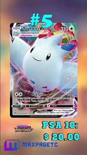 Top 5 Togekiss Full Art Pokémon Cards #tcg#pokémon#togekiss #fullart