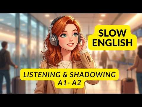 Shadowing Technique for Beginners | Slow English Listening & Speaking | Learn English Daily