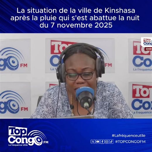 6K views · 325 reactions | La pluie qui s’est abattue sur la Ville de Kinshasa a causés beaucoup de dégâts. Aperçu de la situation dans votre journal de 13.30 et sur vos plateformes numériques. #lafrequenceutile #fyp #infos #TopCongoFM | Top Congo FM | Facebook