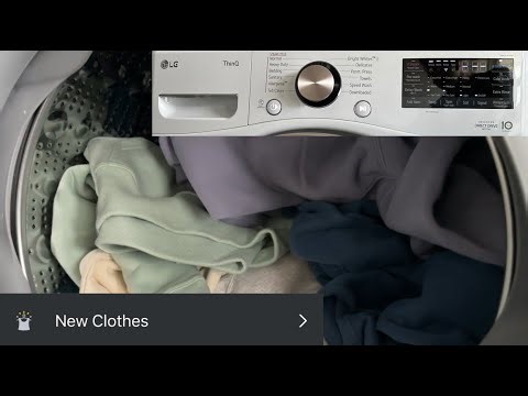 New Clothes Cycle - LG WM4000HWA Front Load Washer