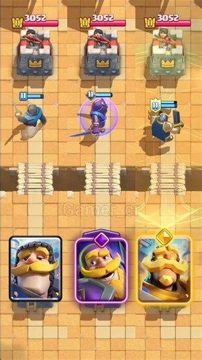Normal Knight Vs Evo Knight Vs Hero Knight #clashroyale#gaming #supercell#shorts#knight #towers#hero