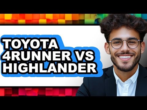 Toyota 4Runner vs Highlander - Full Comparison