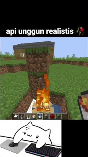 Momen Api Unggun Realistis Di Minecraft