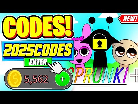 ⚠️New⚠️ ALL WORKING CODES For Sprunki Plus 2025 - Roblox Sprunki Plus Codes 2025
