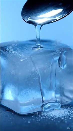 【ASMR】❄️✨ Melting Ice Rhythm — Cool Crack & Drip Sounds #asmr #shorts