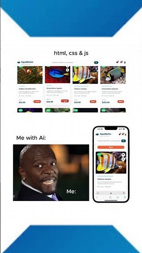 HTML CSS & JAVASCRIPT e-commerce marinelife website #shorts