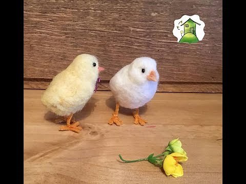 CUTE NEEDLE FELT BABY EASTER CHICKS - THE WISHING SHED