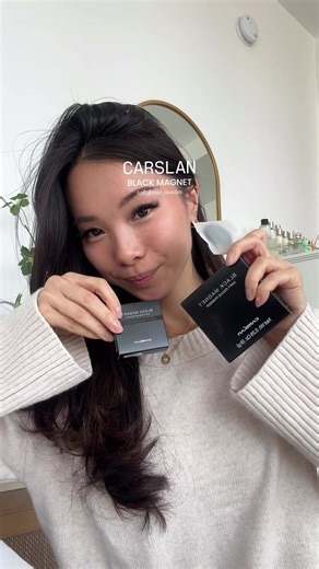 only using this powder from now on ♡ love the blurred brightening effect that the @carslan_us black magnet soft focus powder gives ⊹ ࣪ ˖ #carslan #makeup