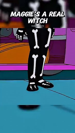 Maggie’s a Real Witch 🧙 #simpsons #shorts | funny Bird Tv