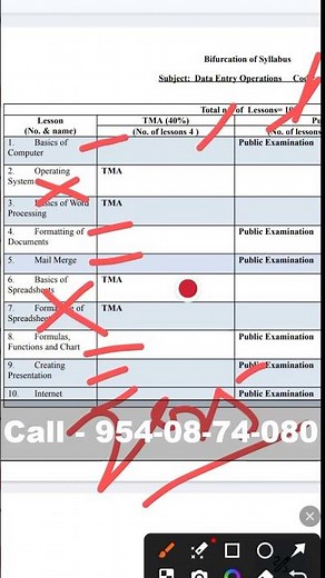 12th Class NIOS Data Entry Operation 336 Syllabus 2024 || Updated Syllabus April-Oct 2025 #new #exam