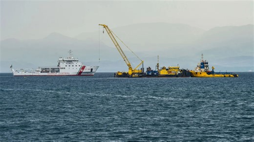 Bayesian salvage BEGINS off Sicily coast nearly a year after yacht tragedy