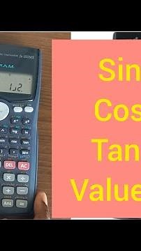 sin, cos, tan in scientific calculator/ How to find sin,cos,tan values in calculator #sin_cos_tan