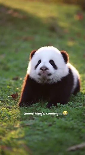 Baby Panda Sneezes… And Gets Scared of Its Own Sneeze 😭🐼