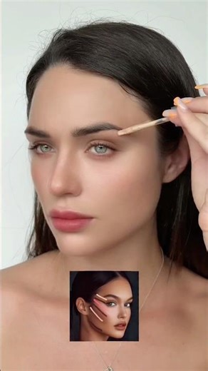 🤯Best Contour Hack🤯 #makeup #ashortaday #ytshorts #viral #trending @Glambybinni