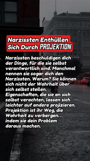 Narzissten Enthüllen Sich Durch Projektion Narzissten beschuldigen dich oft der Eigenschaften, die sie heimlich selbst besitzen. Sie projizieren ihre Fehler auf andere, um sich ihrer eigenen Realität nicht stellen zu müssen, und nennen manchmal sogar dich den Narzissten. Erkenne Projektion für das, was sie ist, bleib geerdet und lass nicht zu, dass sie deine Geschichte umschreiben. #NarzisstischerMissbrauch #Projektion #Gaslighting #EmotionaleManipulation #Selbstwert | Mentale Gesundheit De