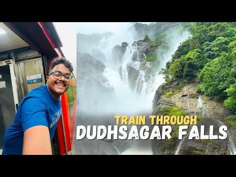 Dudhsagar Falls by Train in Monsoon 🌧️ | Majestic Journey from Madgaon to Belagavi