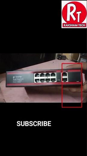 uplink port in poe switch #cctv