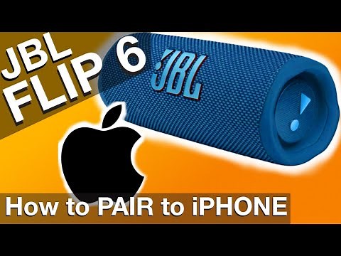 Pairing JBL FLIP 6 to an iPhone (How to instructions)