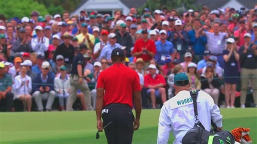 Tiger Woods' five wins at The Masters