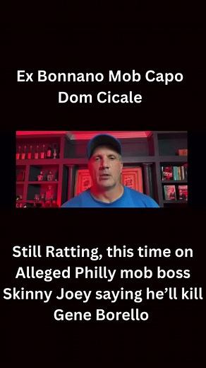 Former Bonnano family capo Dom Cicale speaking on the Skinny Joey Merlino and Gene Borello back and forth. #mafia #skinnyjoey #joeymerlino #domcicale #newyorkmafia #geneborrello #phillymob #mobsters