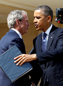 U.S. Ex-presidents Bush, Clinton, Obama band together to aid Afghan refugees