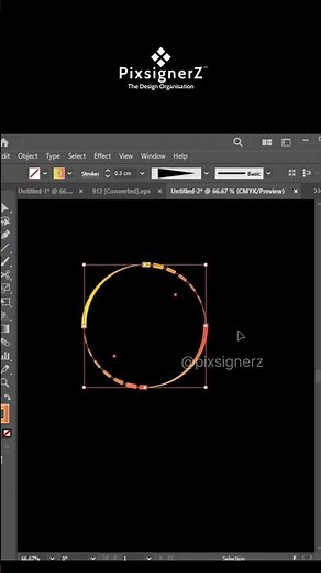 🔥 Illustrator Hatch Effect Tutorial | Easy & Creative Design Trick #pixsignerz #adobeillustrator