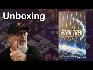 Star Trek | Captains Chair | Unboxing | Nigel Buckle & Dávid Turczi | WizKids Games