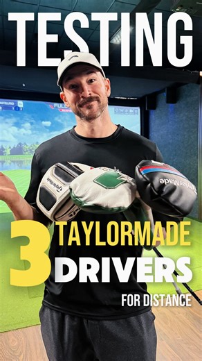 Taylormade Tommy on Instagram: "@taylormadegolf impressed with the results from the sim on these 3 drivers"