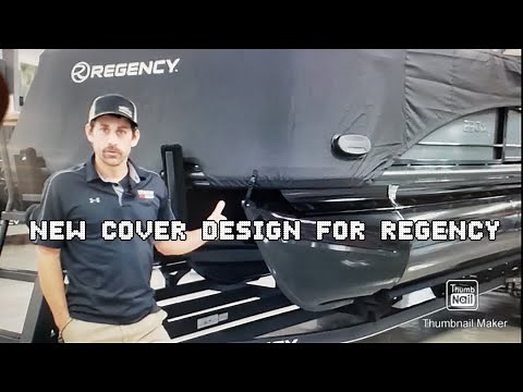 2021 Regency Pontoon Cover install & review Outer Armor