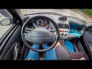 2002 Fiat Seicento Sporting (1.1 54 hp) | POV Test Drive #2201 Joe Black