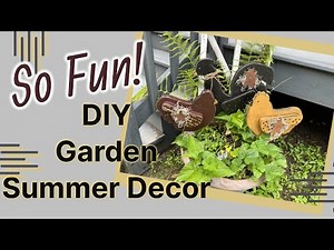 DIY Primitive Garden Project For #summerdecor