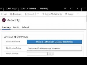 PCF - Notifications (Pulsing)