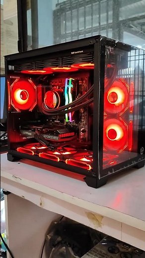 GIGABYTE B550M AORUS ELITE + RYZEN 7 5700X PC BUILD | INPLAY SEAVIEW PALACE MINI | DARKFLASH DX360