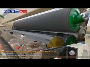 200-450m/min Non-stop Tissue Paper Converting Machine