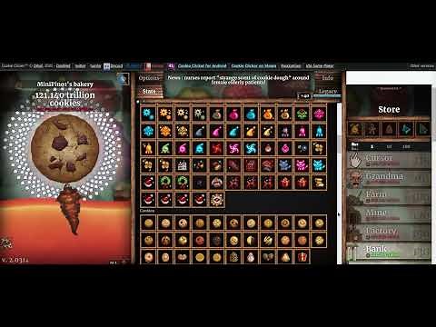 Starting the Grandmapocalypse in Cookie Clicker