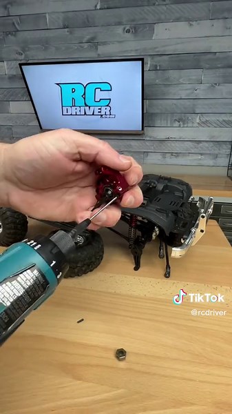 Traxxas K10 TRX-4 Red Anodized CNC Aluminum Portal Housings Upgrade