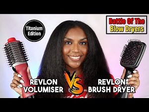 BATTLE OF THE BLOW DRYERS | Revlon One Step Volumiser VS Revlon One Step Hair Dryer Brush