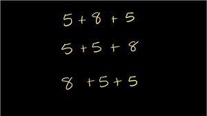 Commutative law of addition