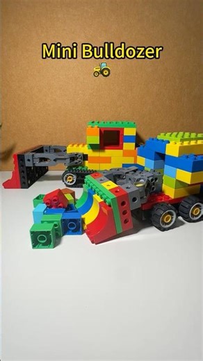 Let's build a MINI LEGO bulldozer ! | Fun LEGO Engineering & Coding