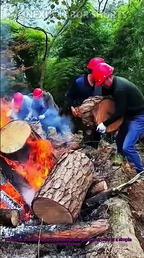 Genius Forest Protection: Burning Pine Wood with Nematode Disease to Save Trees