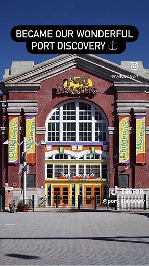 #DidYouKnow: Port Discovery's building was originally a bustling wholesale fish market for the City of Baltimore for almost 80 years? The building was designed by architects Simonson and Pietsch, and constructed in 1906 by Charles L. Stockhausen. The Fish Market operated as the main seafood distributor for the region until relocating to a new location in 1984. Port Discovery Children’s Museum feels fortunate to operate in such a historic building since 1998. What a transformation! ⭐ Port Discove