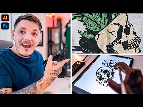 How To Turn Sketches Into Vector T-Shirt Designs