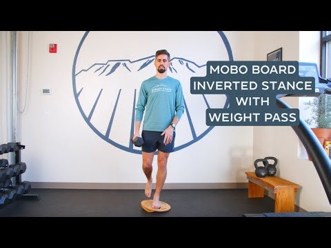 Mobo Board Inverted Stance With Weight Pass for Runners