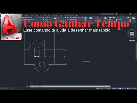 Esse comando vai te ajudar a fazer desenhos mais rápidos - Aula Como Desenhar no AutoCad