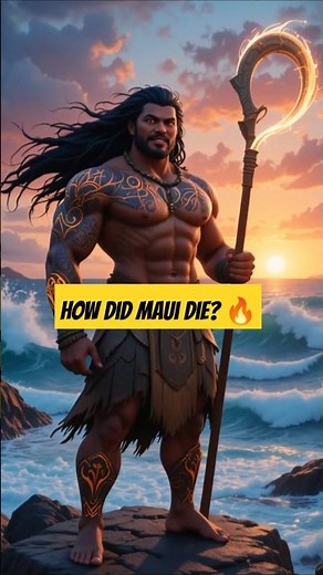 The Untold Story: How Maui the Demigod from Moana Met His End #maui #moana #shorts